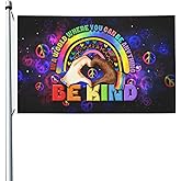 Be Kind Flag 3x5 Ft In A World Where You Can Be Anything Peace Flag - Inspirational Outdoor Decoration for Home, Garden, or Events