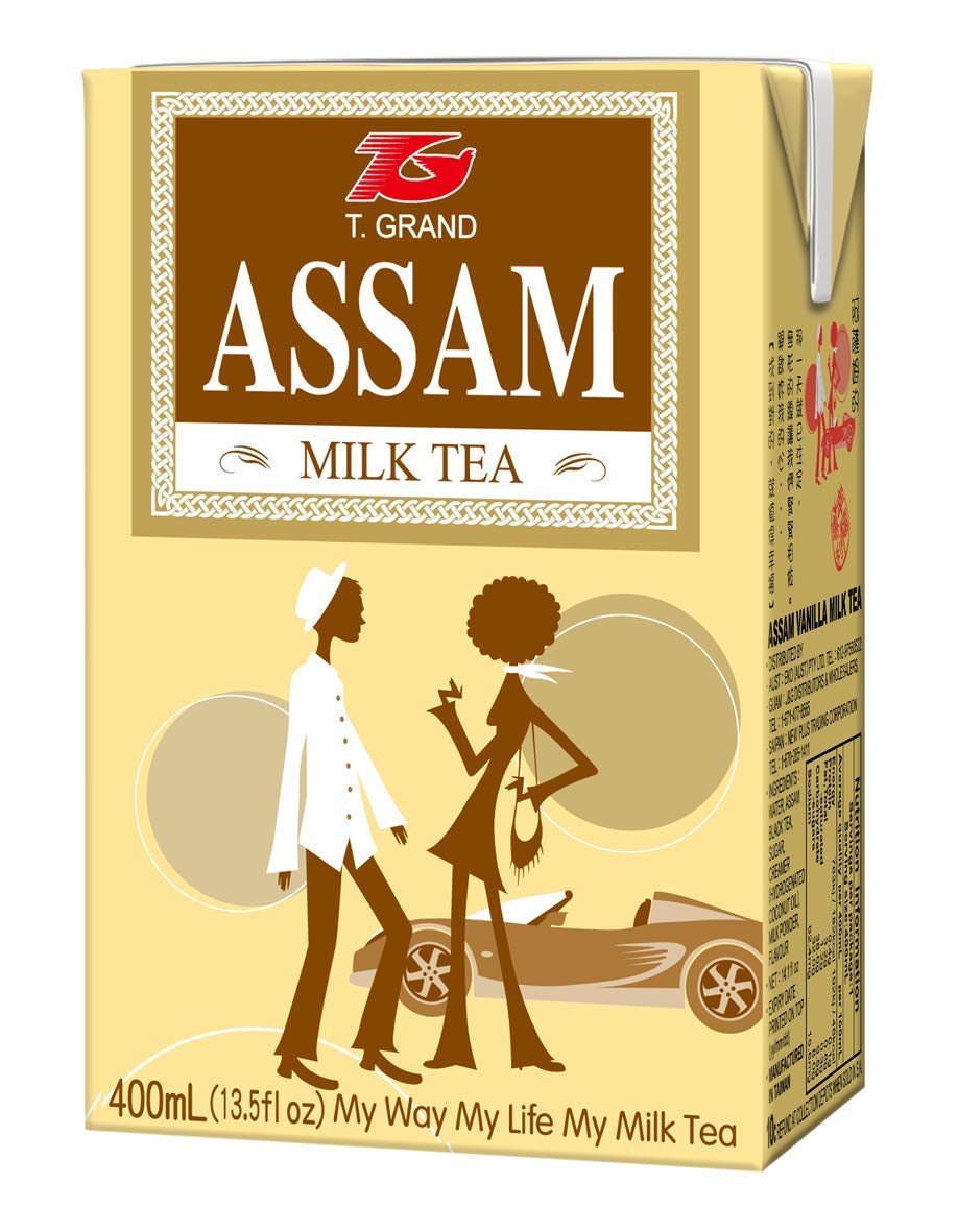 Assam Milk Tea, 13.5 Fl Oz, 24 Counts Grocery & Gourmet Food