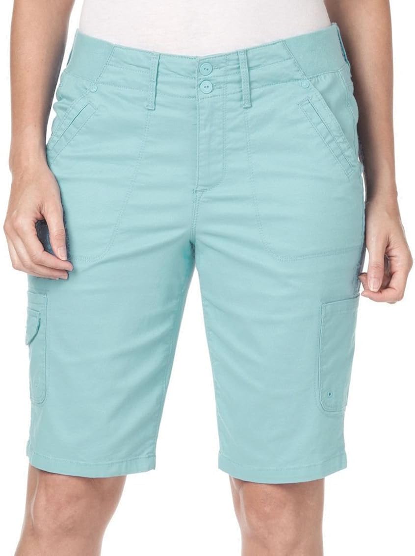 gloria vanderbilt elastic waist shorts