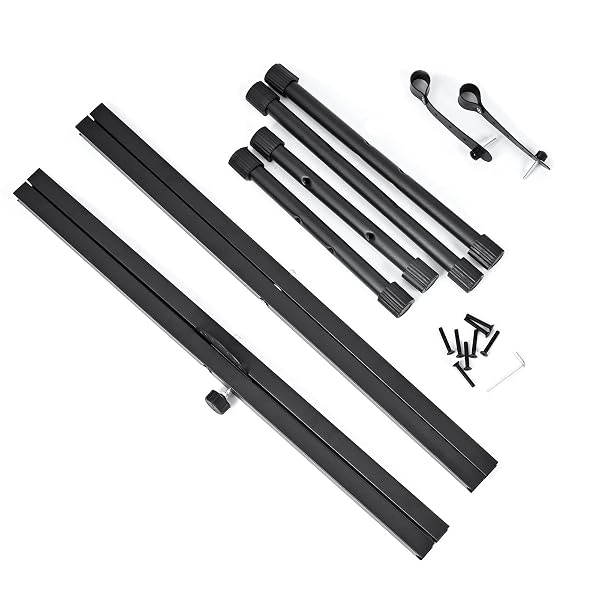TIPATYARD KEYBOARD STAND & BENCH SET, UPGRADE HEAVY DUTY DOUBLE-X KEYBOARD STAND, ADJUSTABLE & PORTABLE DIGITAL PIANO STAND WITH LOCKING STRAPS