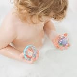 Nuby Floating Bubbly Buds Baby Bath Toy Sensory Play Easy to Hold view 3