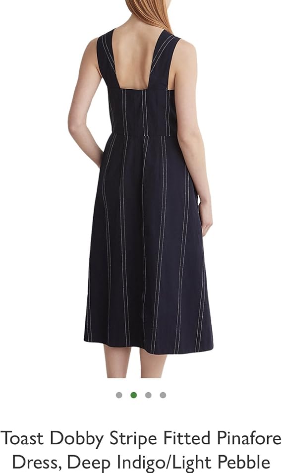 toast pinafore dress