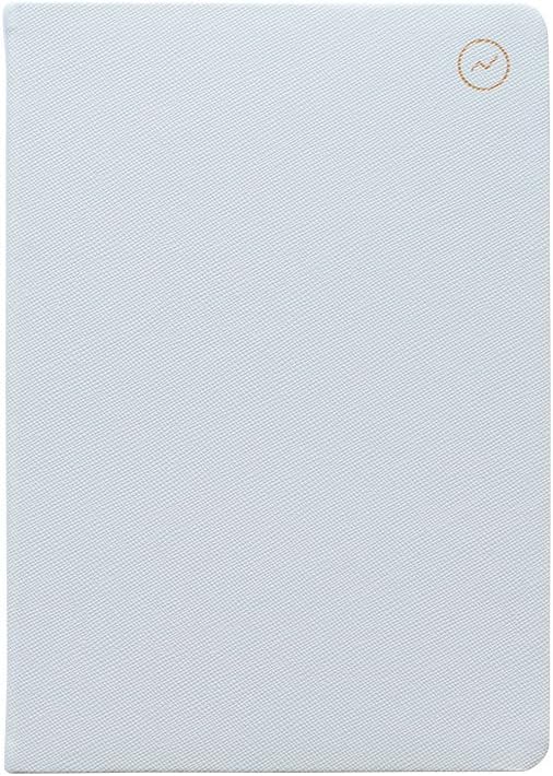 MiGoals Notebook A5 / Business Meeting Softcover Note Book for Entrepreneurs and Executives/Agenda, Daily Planner & Goal Note Pad with Outcome Section / 178 pages/Grey & Gold