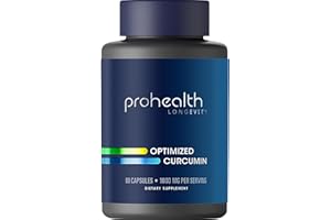 ProHealth Turmeric Curcumin Supplement: 285 Times More Bioavailable- Developed by Neuroscientists. 1000 mg Concentrated Longvida Curcumin Extract Per Serving (60 X 500mg Capsules Per Bottle)