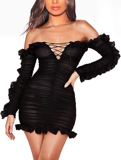 black mini cocktail dress