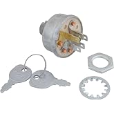 Stens New Stens Ignition Switch 430-538 Compatible with/Replacement For Great Dane 48", 52", 61" Super Surfer Frame, 52", 61" Chariot Sr. Rear deck, John Deere JD321 commercial walk behinds,111 series