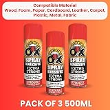 Elito Home Garden Carpet Adhesive Spray Leather Foam Card Craft Fabric Strong view 3
