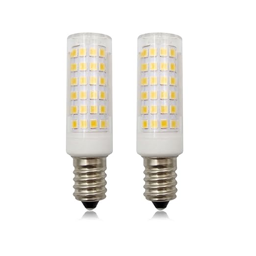 E14 dimmbare LED-Leuchtmittel, Kerzenform, 9 W, SES (80 W, kleine Edison-Schraube, Halogenlampe), 220 V-240 V, 2 Stück, warmw