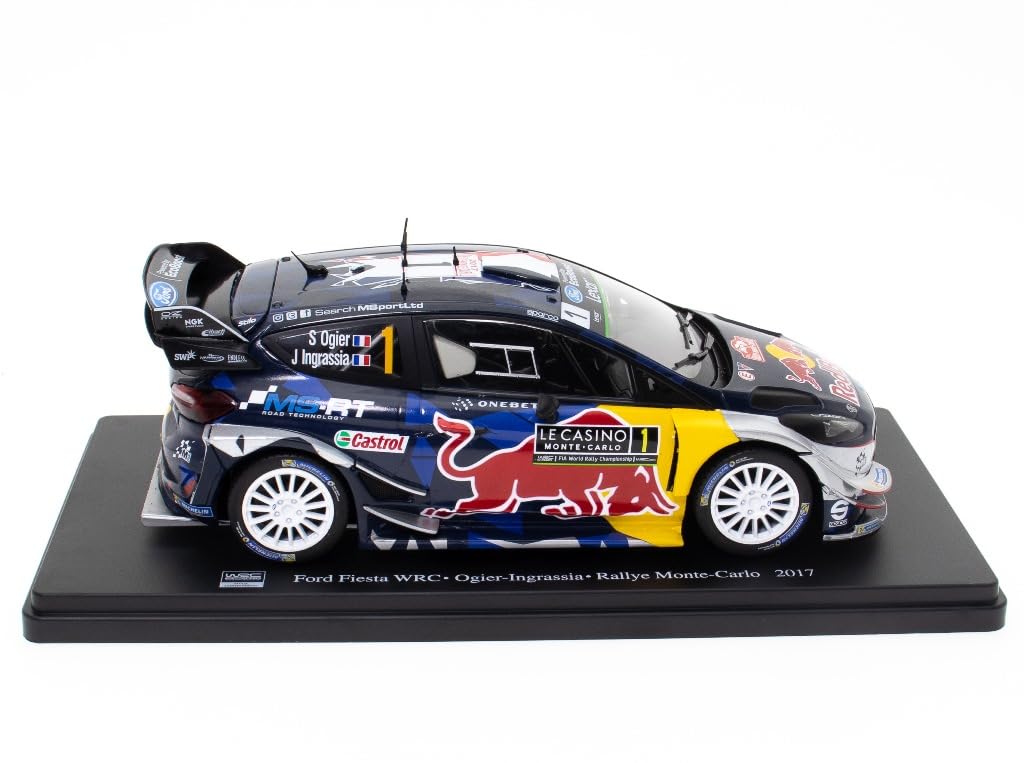 OPO 10 - 1/24 scale model car compatible with Ford Fiesta WRC - Ogier-Ingrassia - Rally Monte-Carlo 2017 - WRC501