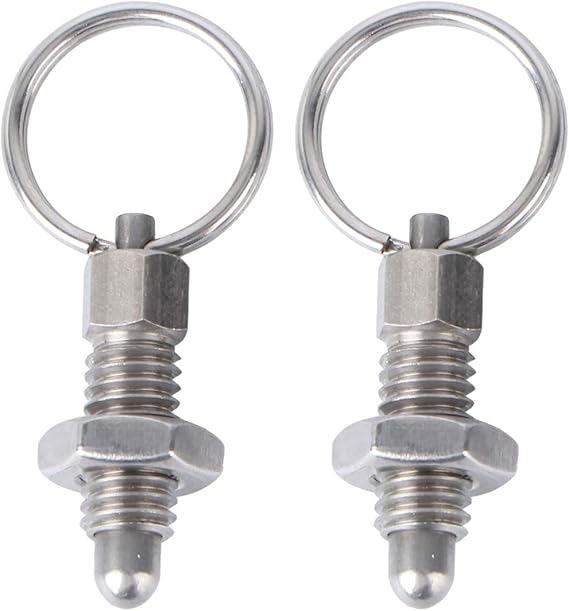 ULTECHNOVO 2pcs Steel Non LockOut Stubby Hand Retractable Spring