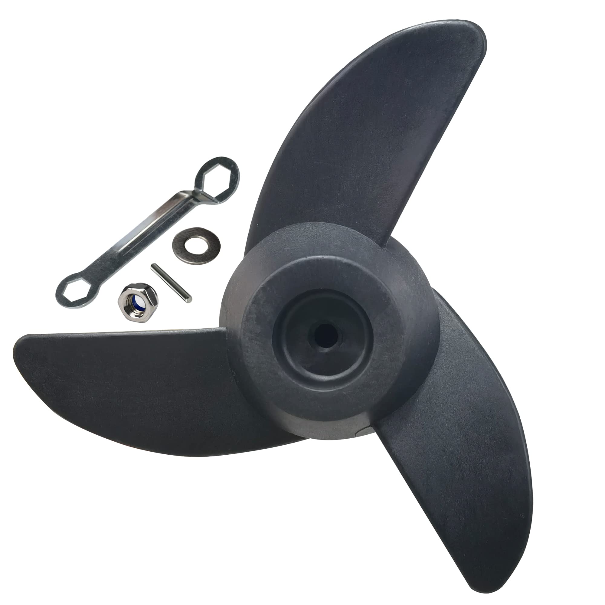 3-Blade Marine Propeller, Electric Trolling Motor Outboard Replacement Props, Suitable for 50 Lbs, 55 Lbs, 60 Lbs, 86 Lbs