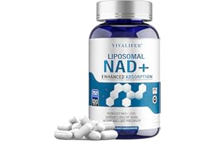 DQQI NMN Supplement Alternative 750mg - 120 Capsules for Maximum Absorption - Liposomal NAD+ Supplement Promotes Anti-Aging, Antioxidant Support, Metabolism & Energy Boost