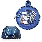 Lazy Drawstring Make up Bag Portable Large Travel Cosmetic Bag Pouch Travel Make