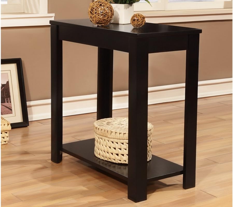 Amazon Com Chair Side Table Black 24 X 12 X 24 H Furniture Decor