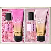 Victoria's Secret Pure Seduction & Velvet Petals Mist & Lotion Gift Set for Women