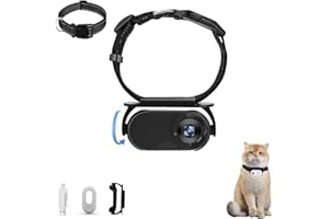 Catcam Pro Pet Action Camera, Cat Cam Pro 2.0, Cat Camera Collar, 1080p HD Waterproof Wearable Camera, Pet Action Camera for 