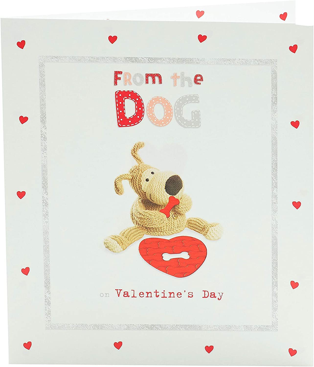 Boofle | Valentine's Day Card From The Dog | I Love You Presents | Her/Him | Cute Design | With Envelope | 159 x 184 mm