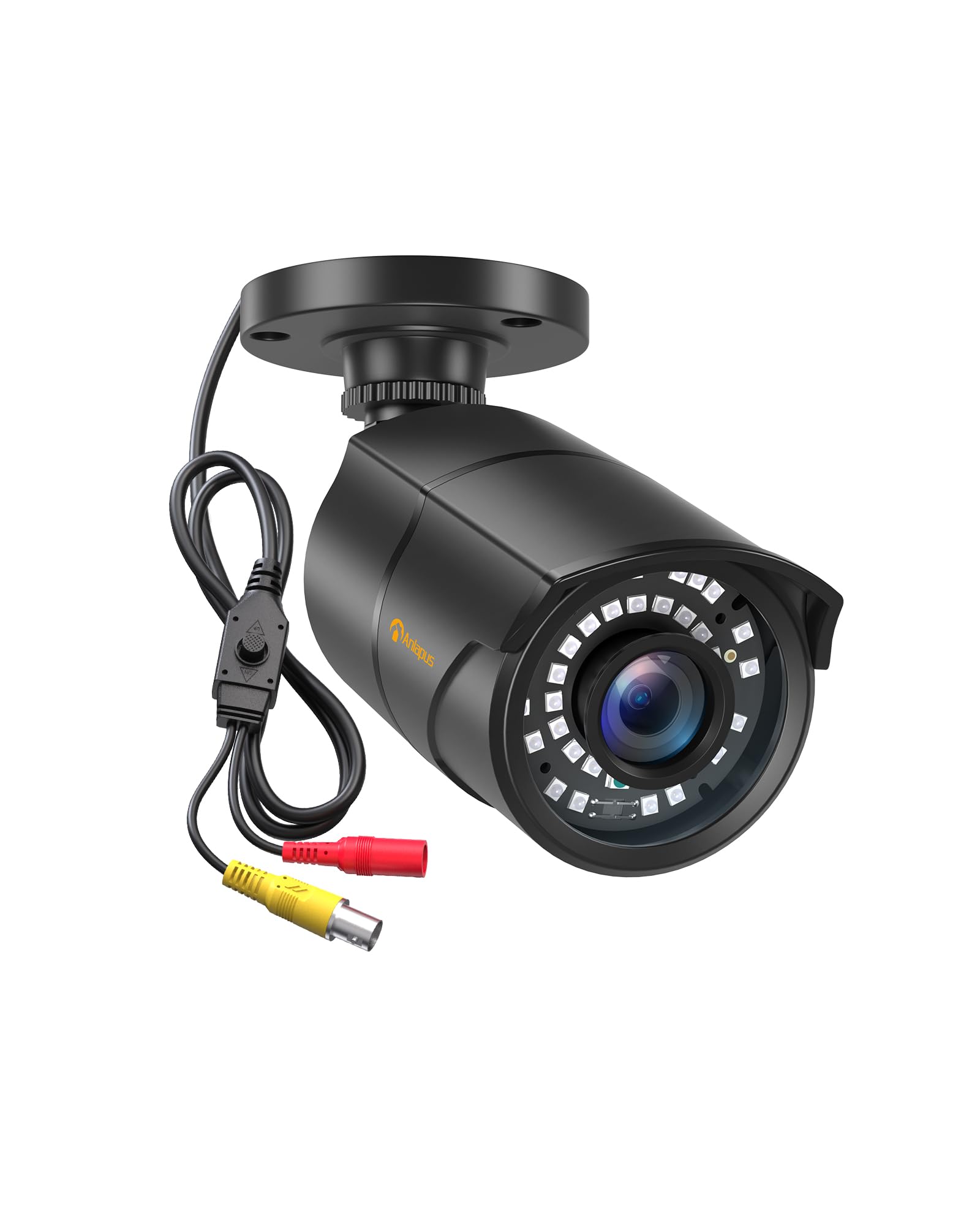 Anlapus 1080p Outdoor Security CCTV Bullet Camera with Metal Casing, 2.0MP High Definition, IP66 Weatherproof, 100ft IR Night Vision, for CVI/TVI/AHD / 960H Surveillance System