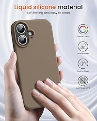 OuXul Designed for iPhone 16 Case,Shockproof Liquid