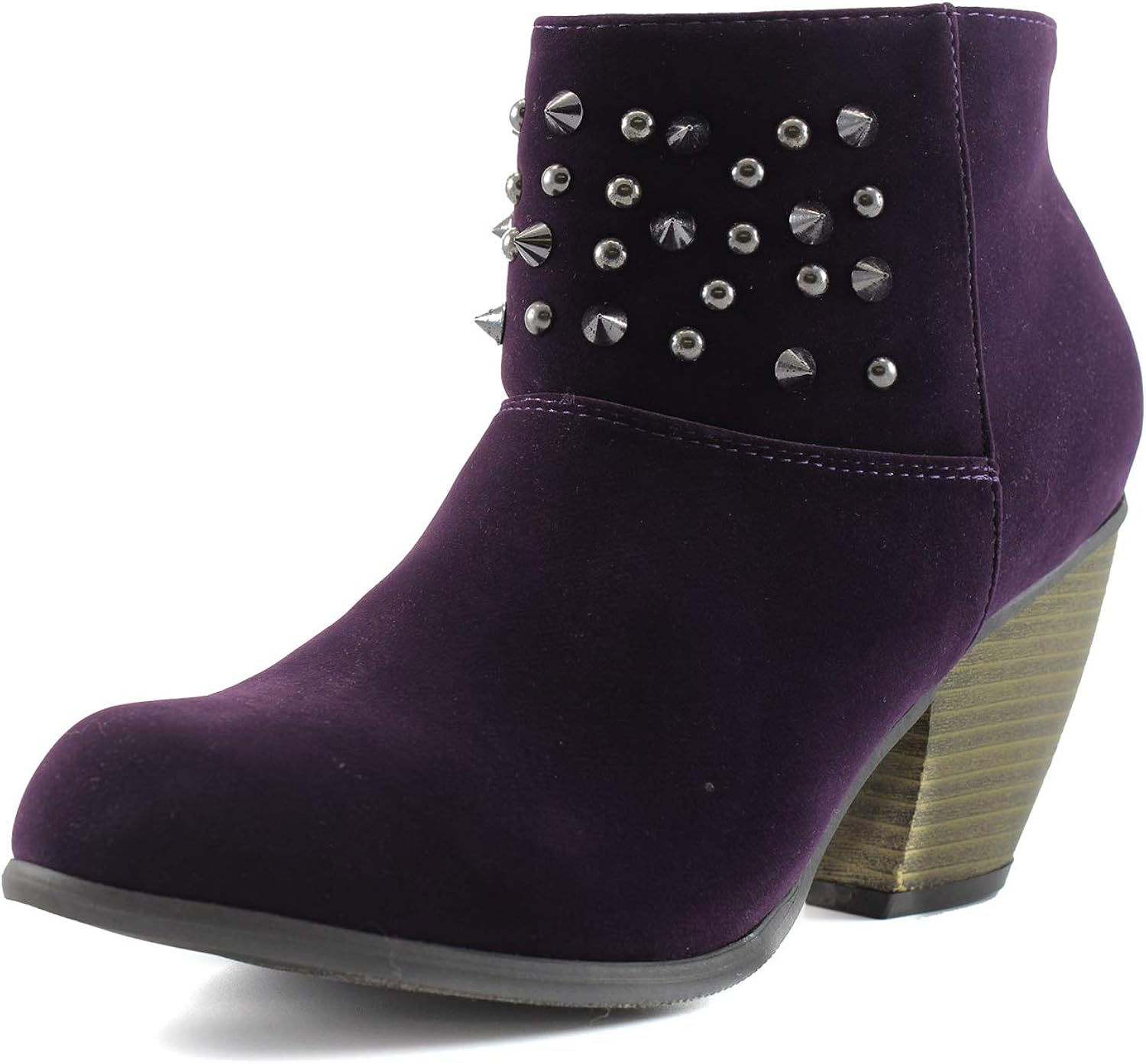 purple booties shoes