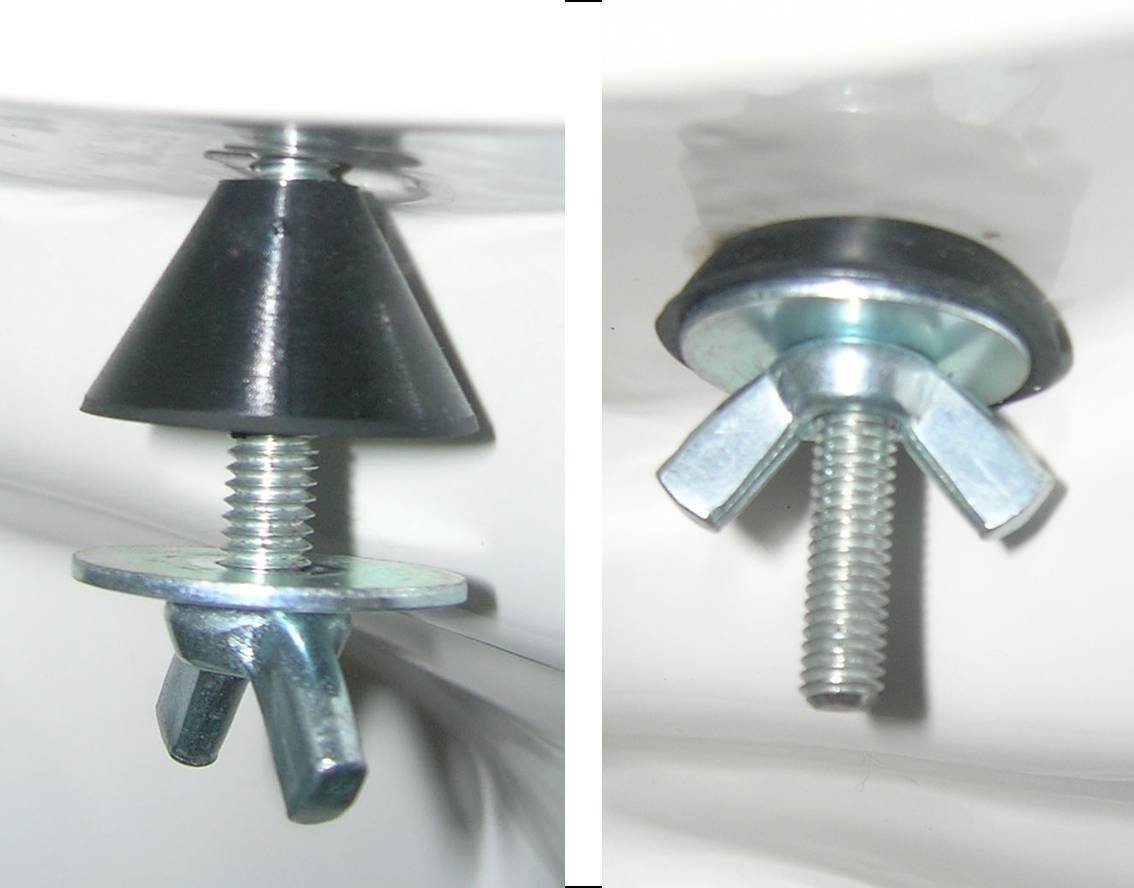 Fix Toilet Seat Hinges