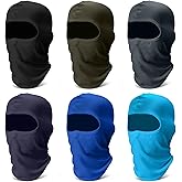 Fivali 6 Pack Balaclava Ski Face Mask: Cooling Neck Gaiter Full Head Mask for Men Women
