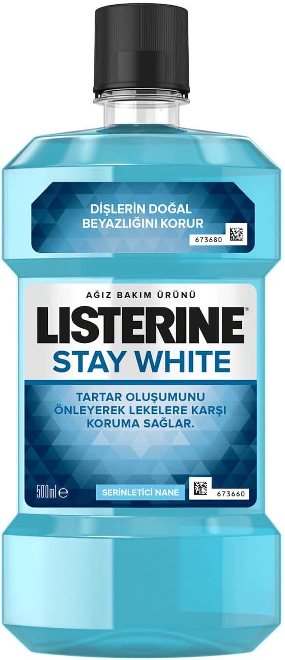 Listerine Total Care Stay White Mouthwash (1x 500ml)