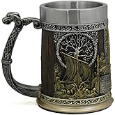 GuoShuang Nordic Viking Ship Tankard Coffee Mug Tea Cup Beer Cup 600ML