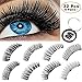 BONNIE CHOICE 32 Pcs One Two Lash Magnetic False Eyelashes, 3 Magnets No Glue Ideal for Full Eyes Triple Magnet Hand Made Fake Eye Lash Extension False Set for Natural Look (8 Pairs)