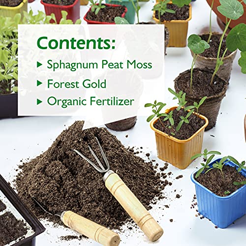 Organic Potting Soil Mix, Professional Starter Potting Mix, All Nature