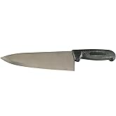 Cozzini Cutlery Imports 8" Chef Knife Choose Your Color - Razor Sharp Commercial Kitchen Cutlery - Cook's Knives (Black)