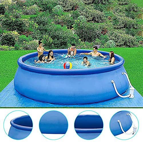 DPPAN Aufblasbares Swimmingpool, 18ft x 48in Easy Set Swimmingpool Top Ring Blow Up Pools für Erwachsene und Kinder… – Bild 6