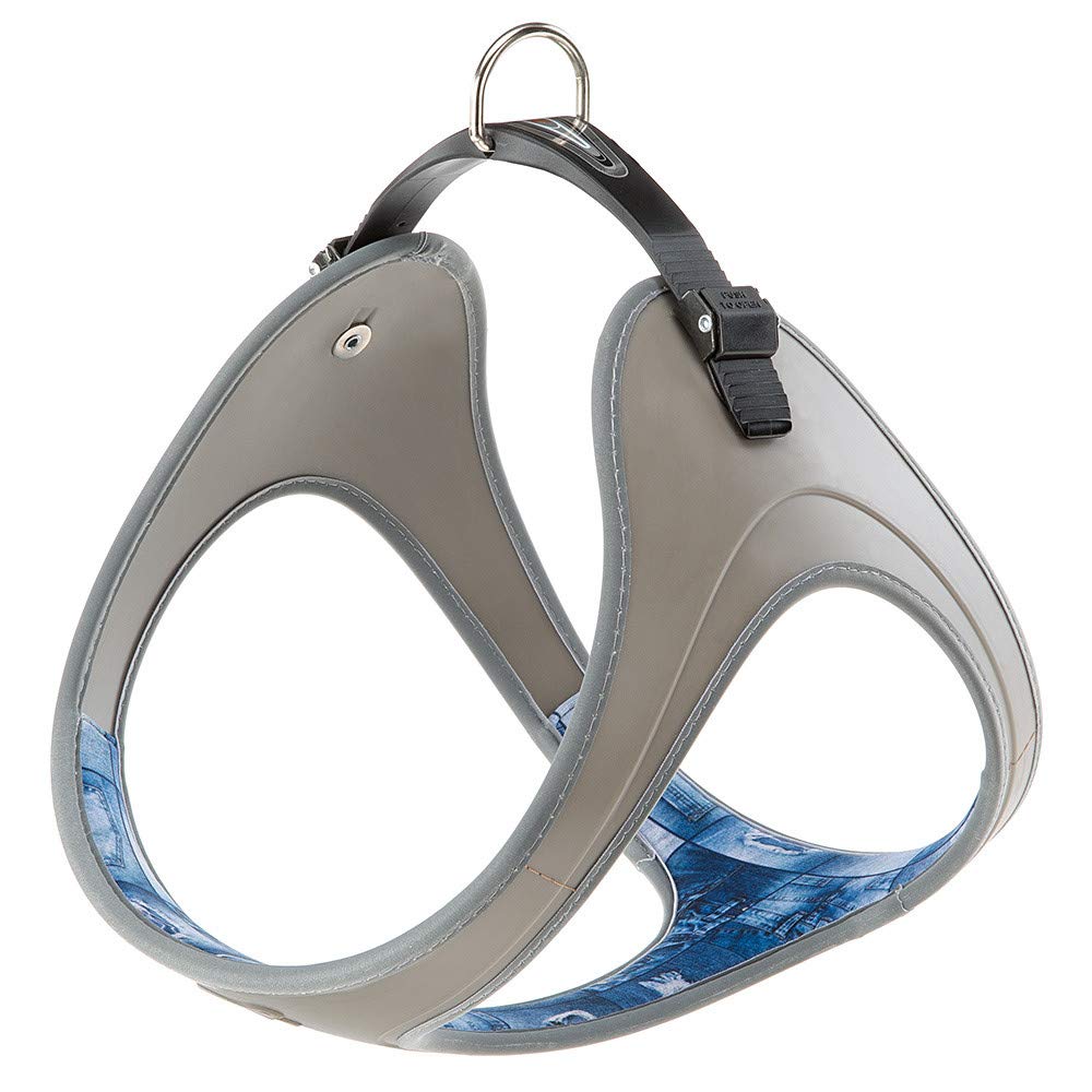 Ferplast ERGOFLEX Harnesses P L Denim Supplies for Pets, Black, One Size