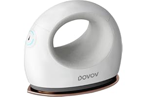 Dovov Mini Heat Press, Small Heat Press Machine for T Shirt, Shoes, Hats, Iron Press for Small HTV Vinyl Projects (Grey)