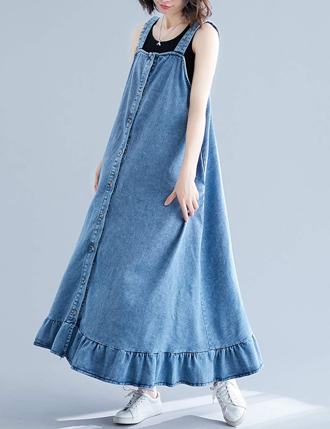 denim maxi dress amazon