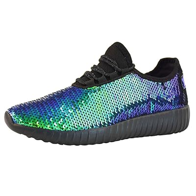 Sparkling Mermaid Sequin Tennis Sneakers for Women Togo Ubuy