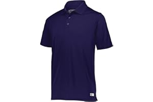 Russell Athletic Men's Power Performance Polo-Premium Dri-fit Shirt, Perfect for Golf, Tennis, and Athletic Activities