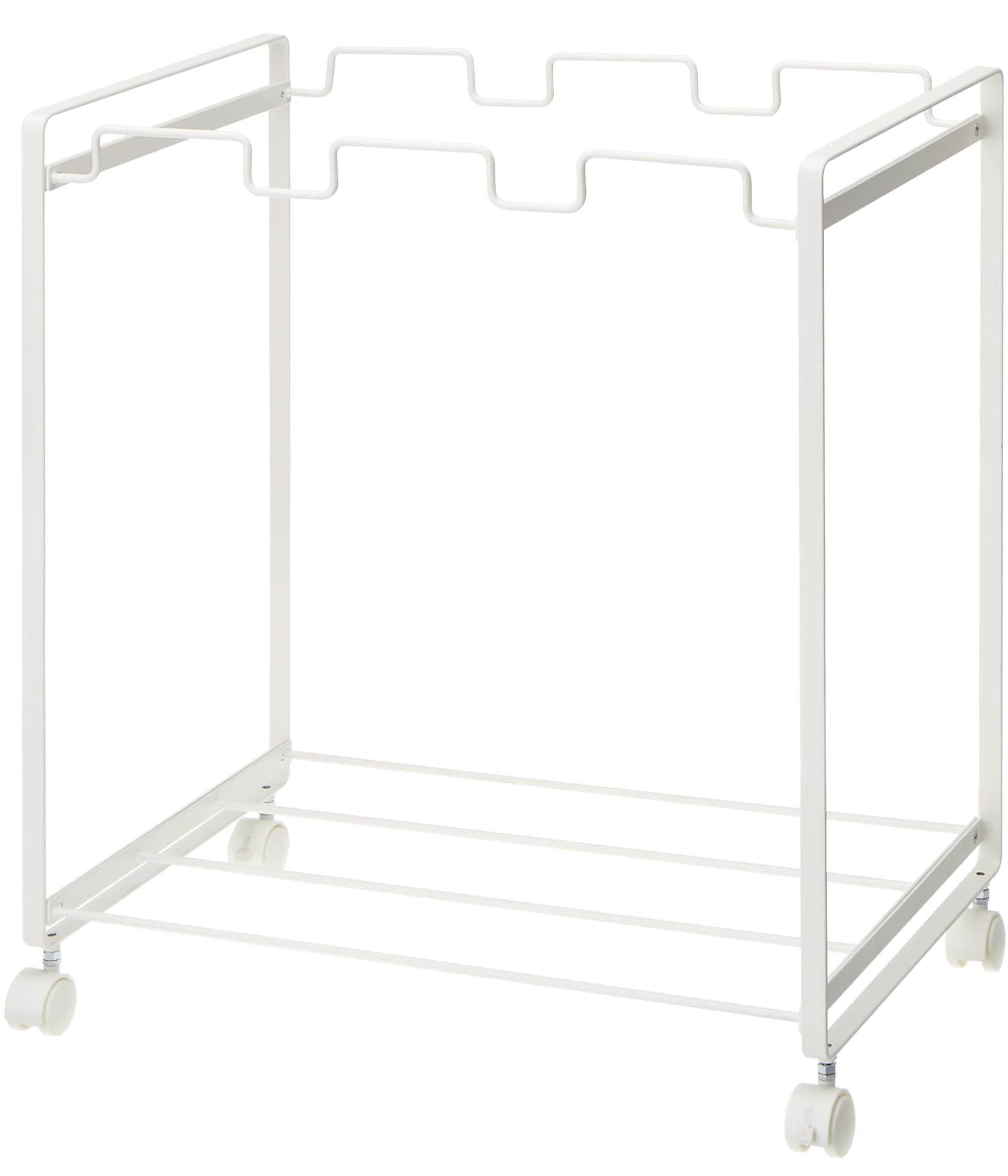 山崎実業 分別ダストワゴン 3分別 ホワイト 約W50×D30×H53cm タワー ゴミ箱 2272商品画像