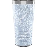 Tervis Traveler Dragonfly Sky Triple Insulated Tumbler Travel Cup Keeps Drinks Cold & Hot, 20oz, Stainless Steel