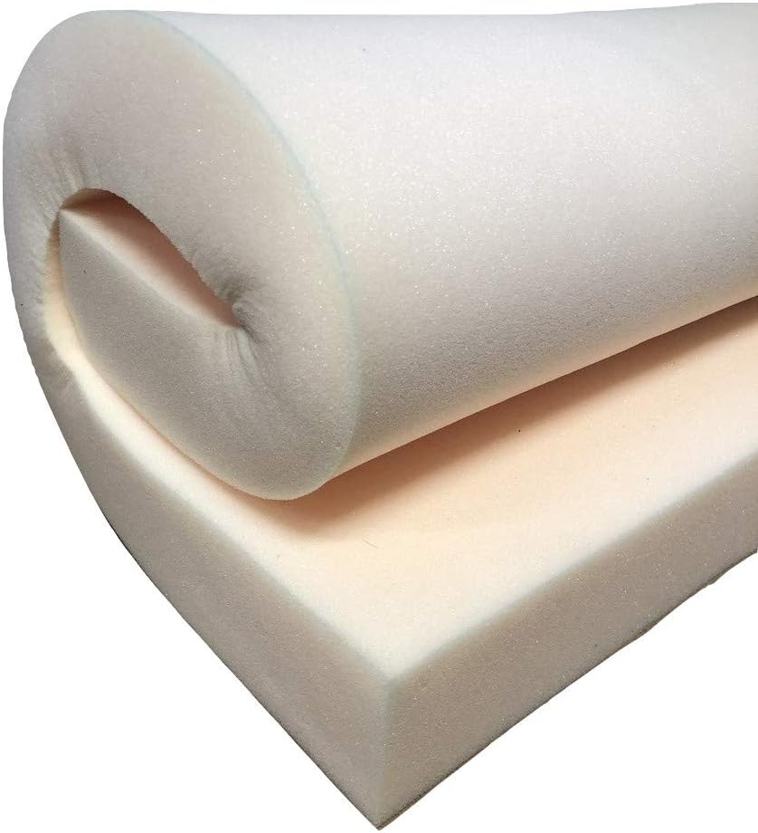 Linens World Memory Foam Off-Cut Used for Dog Beds Floor Cushions Mattresses Sun Lounger (28x18x2 Inches (71x46x5cm))