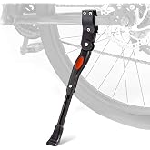Fat-Cattie Bike Kickstand, Adjustable Aluminum Alloy, 20" 24" 26", Black | For Road Mountain Bike