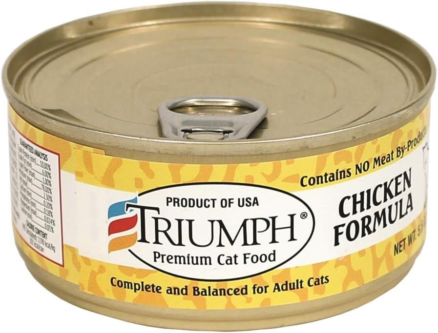 486049 Triumph Canned Cat Food Chicken, 5Oz, 1Piece
