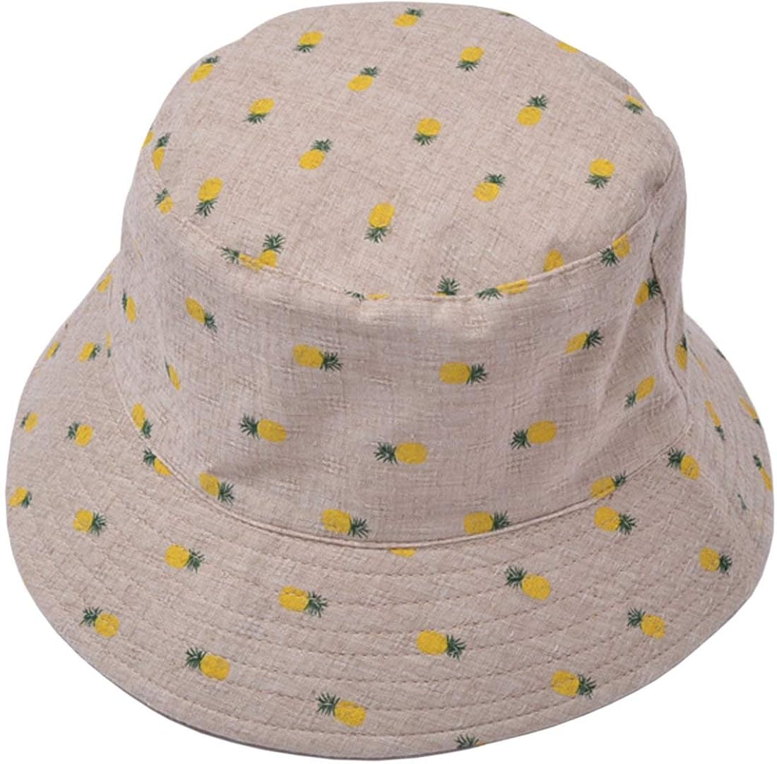Crystallly Bucket Hat Damen Outdoor Hut Eimer Ananas Sommer