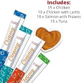 Catit Creamy Variety Pack Lickable Cat Treats 50 x 10g Grain-Free view 2