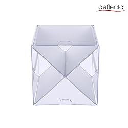 Deflecto Stackable Clear Cube Organizer with