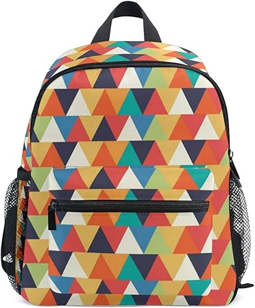 Abstracte Kleurrijke Patroon Ontwerp Mini Kids Rugzak Pre School Kleuterschool Peuter Tas Abstract Geometrische Kleurrijke 3 Multi A01e18011 A Amazon Nl