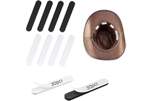 NCANBUS 60 Pcs Hat Size Reducer,Hat Sizing Tape,Self Adhesive Foam Tape That Can Be Used for Adjusting Cowboy hat, Fisherman's Hats, Wide-Brim Hat(30black+30white, 4.33x0.78in)