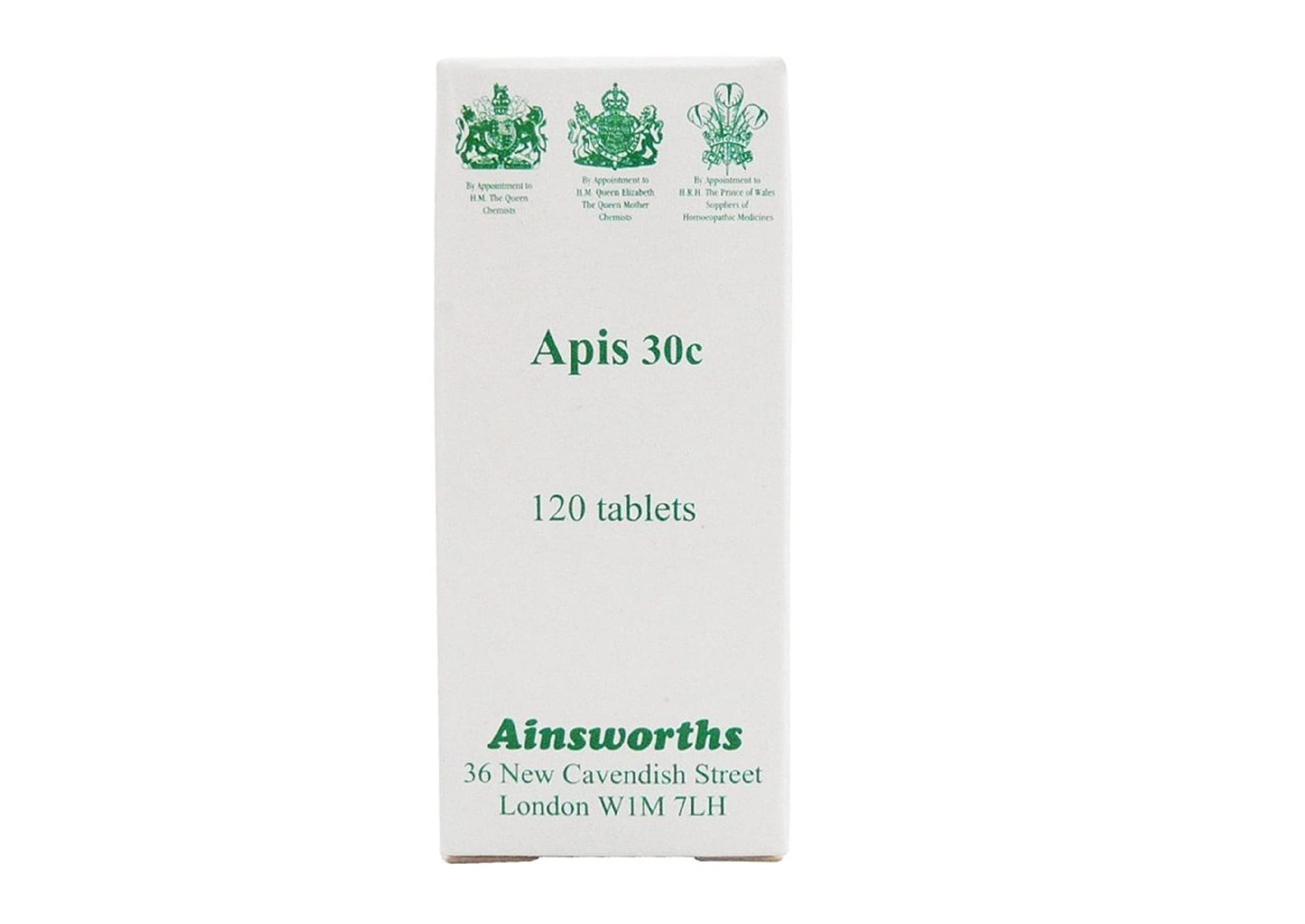 Ainsworths 30C Apis Homoeopathic Remedy - Pack of 120 Tablets