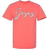Jesus Shirts Christian Religious Easter Christmas Tees for Men Women Kids Faith Scripture Inspired Graphic T-Shirt