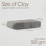 The Magic Toy Shop Air Drying Clay Grey 500g Self-Hardening view 9